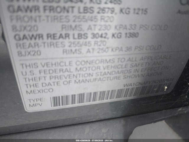 2019 AUDI Q5 WA1CNAFY7K2072574 Photo 8