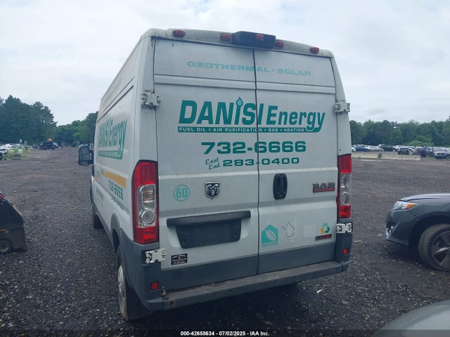 2015 Ram Promaster 2500 High Roof მანქანა იყიდება აუქციონზე, vin: 3C6TRVDDXFE509615, აუქციონის ნომერი: 42658634
