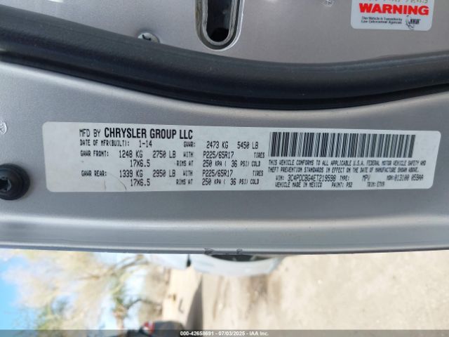 2014 DODGE JOURNEY 3C4PDCBG4ET219598 Photo 8