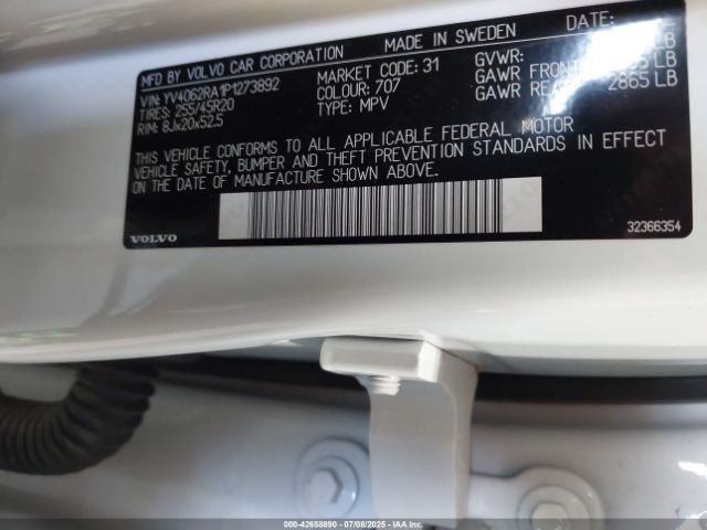 2023 VOLVO XC60 YV4062RA1P1273892 Photo 8