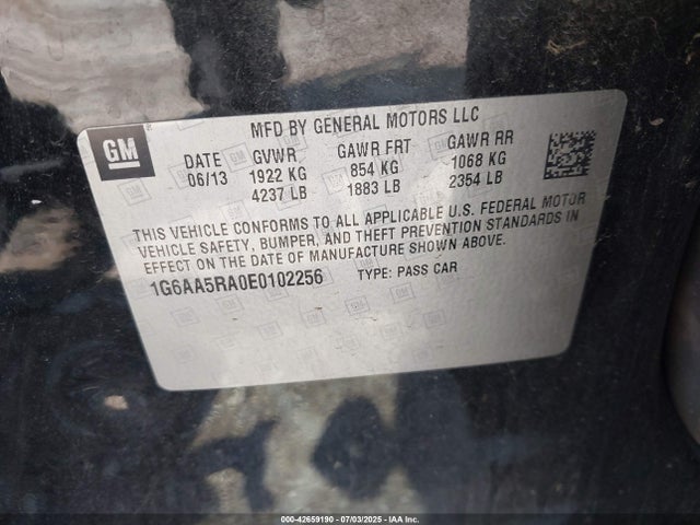 2014 CADILLAC ATS 1G6AA5RA0E0102256 Photo 8