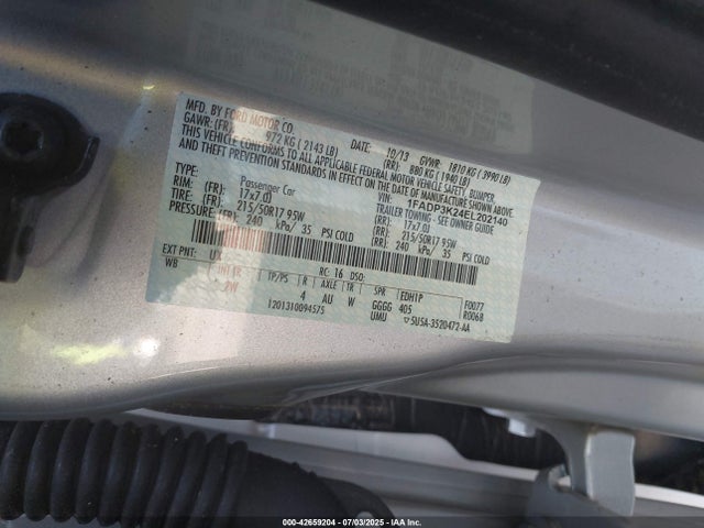 1FADP3K24EL202140 Ford 2014