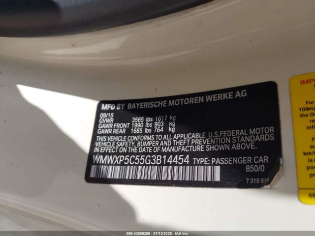 2016 MINI HARDTOP WMWXP5C55G3B14454 Photo 8