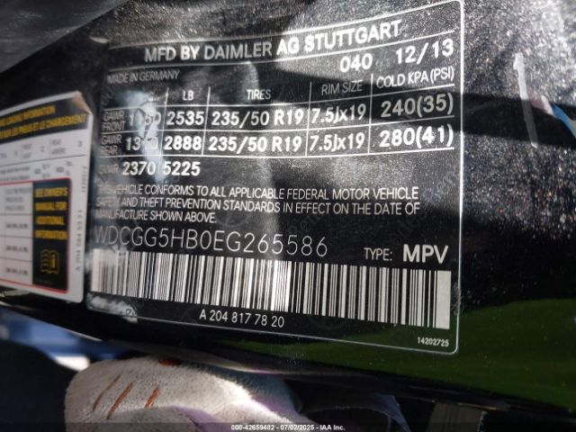 2014 MERCEDES-BENZ GLK 350 WDCGG5HB0EG265586 Photo 8