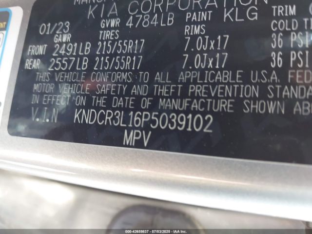 2023 KIA NIRO EV KNDCR3L16P5039102 Photo 8