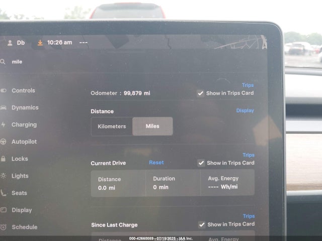 5YJ3E1EA8KF313260 Tesla MODEL 3