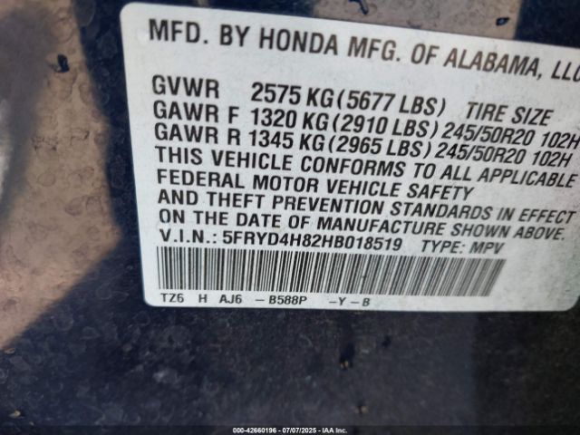 2017 ACURA MDX 5FRYD4H82HB018519 Photo 8