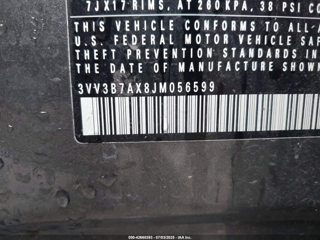 Volkswagen Tiguan 2018 3VV3B7AX8JM056599 Image 9