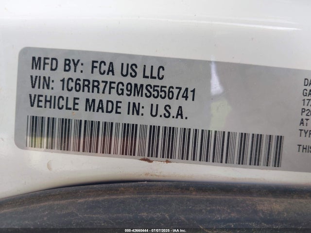 RAM 1500 2021 1C6RR7FG9MS556741 Image 9