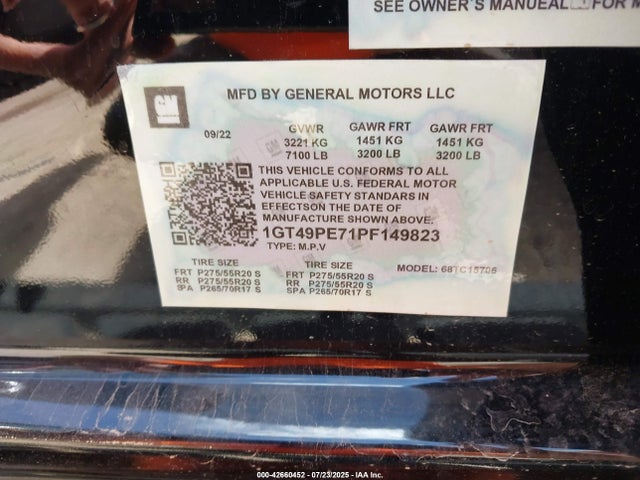 1GT49PE71PF149823 GMC l8t