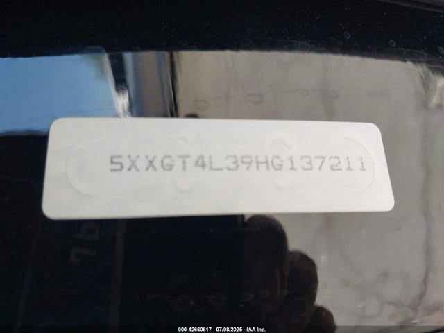 KIA g 2.4 dohc gdi 2017 5XXGT4L39HG137211 Image 9