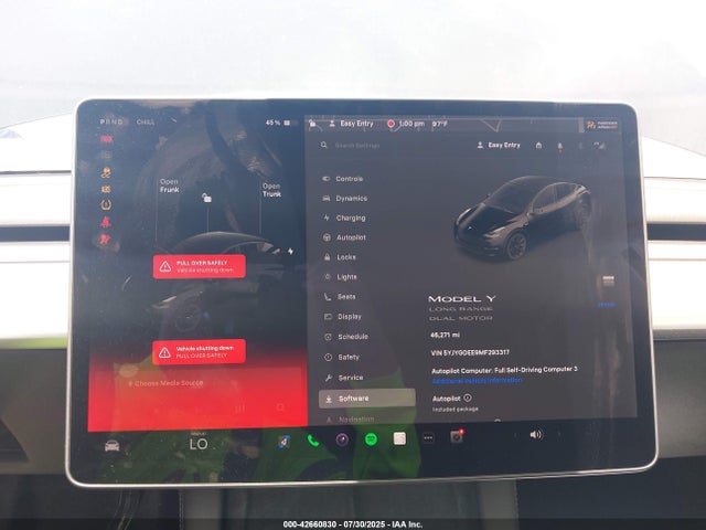 5YJYGDEE9MF293317 Tesla Model Y