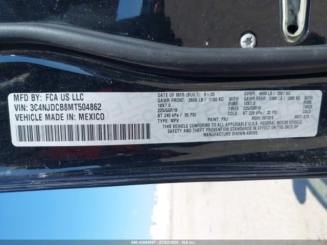 3C4NJDCB8MT504862 Jeep 2021