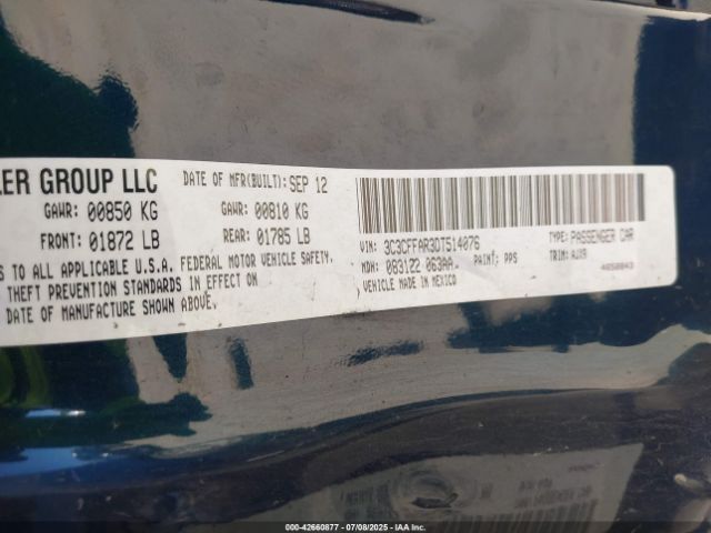 2013 FIAT 500 3C3CFFAR3DT514076 Photo 8