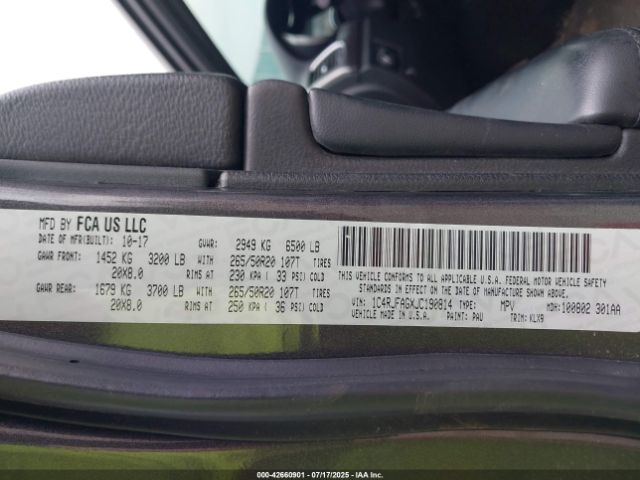 2018 JEEP GRAND CHEROKEE 1C4RJFAGXJC190814 Photo 8