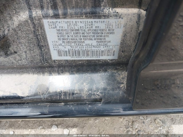 3N1AB8CV4MY224505 Nissan 2021