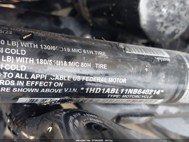 2022 HARLEY-DAVIDSON FLHXST 1HD1ABL11NB640214 Photo 9