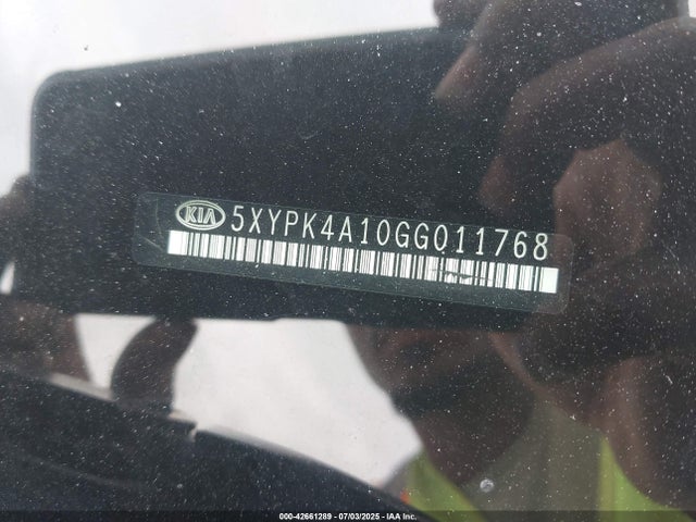 5XYPK4A10GG011768 KIA dohc t-gdi theta ii