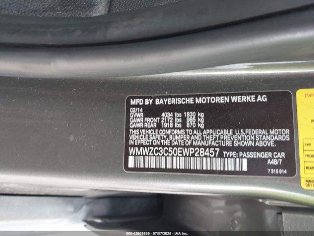 2014 MINI COUNTRYMAN WMWZC3C50EWP28457 Photo 8