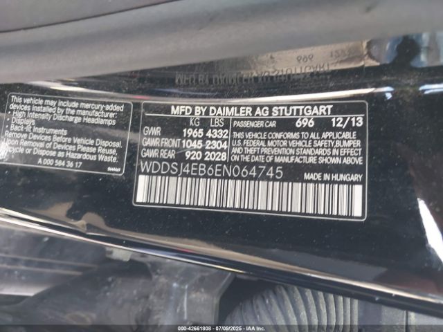 2014 MERCEDES-BENZ CLA 250 WDDSJ4EB6EN064745 Photo 8