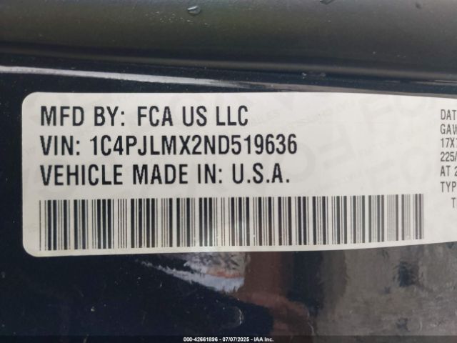 2022 JEEP CHEROKEE 1C4PJLMX2ND519636 Photo 8