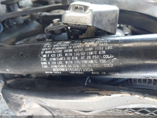 2005 KAWASAKI VN1600 JKBVNKA165A013904 Photo 9