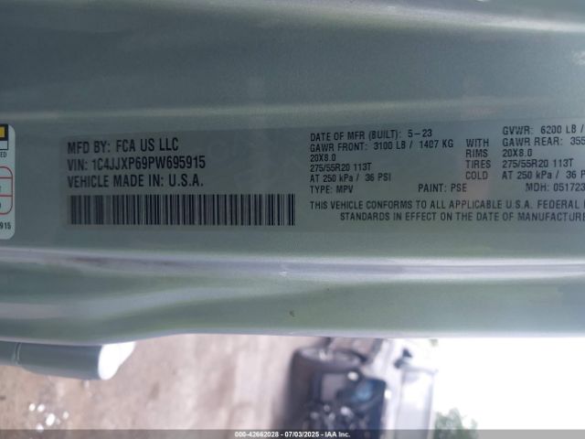 2023 JEEP WRANGLER 4XE 1C4JJXP69PW695915 Photo 8