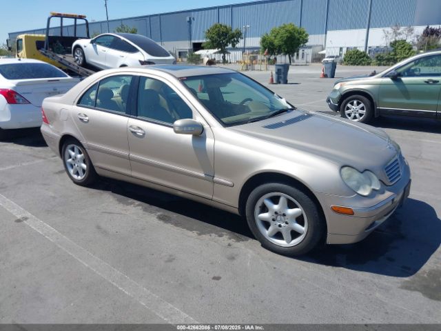 2002 MERCEDES-BENZ C 240 WDBRF61J62E006535