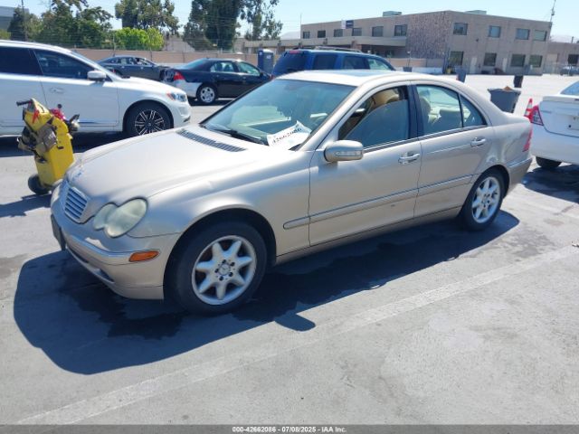 2002 MERCEDES-BENZ C 240 WDBRF61J62E006535 Photo 1