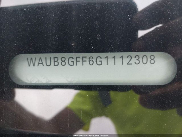 2016 AUDI A3 WAUB8GFF6G1112308 Photo 8