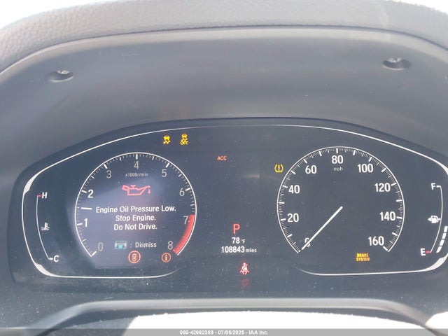 1HGCV2F33JA023149 Honda k20c4
