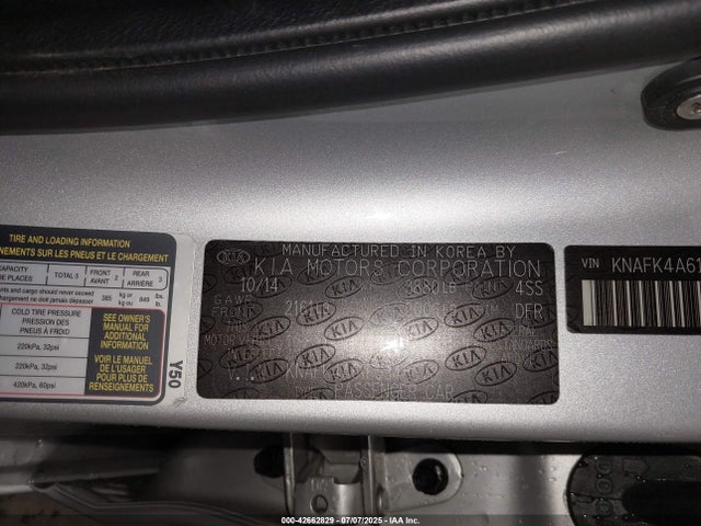 KIA dohc mpi nu 2015 KNAFK4A61F5348073 Image 9
