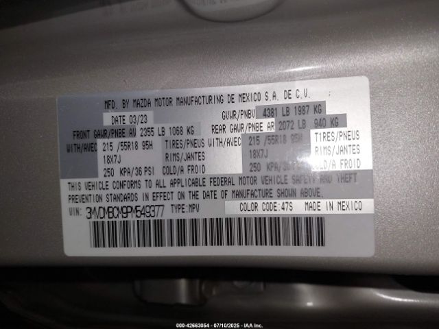 2023 MAZDA CX-30 3MVDMBCM9PM549377 Photo 8