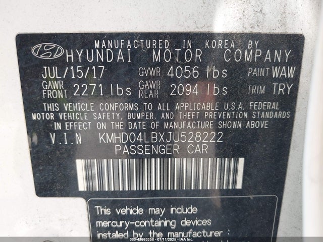 KMHD04LBXJU528222 Hyundai g 1.6 dohc t-gdi