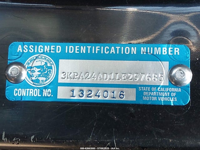 3KPA24AD1LE297685 KIA gammaii 1.6mpi+cvt