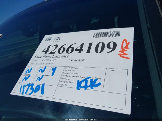 1GYS3DKJ1GR115994 Cadillac l86 - sidi, vvt, afm, e85 max, alum