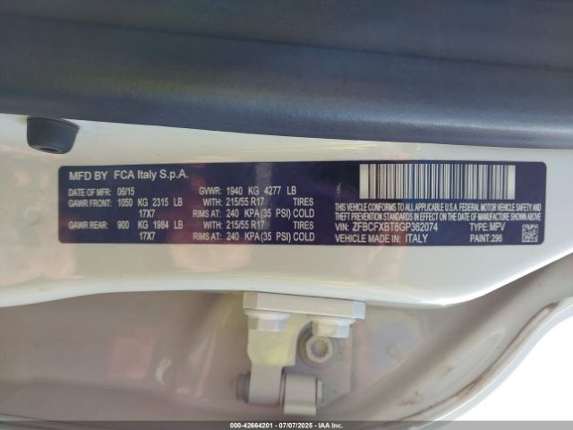 2016 FIAT 500X ZFBCFXBT6GP362074 Photo 8