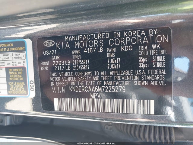 KIA nu mpi 2021 KNDERCAA6M7225279 Image 9