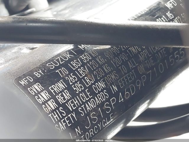 2023 SUZUKI DR650 JS1SP46D9P7101555 Photo 9