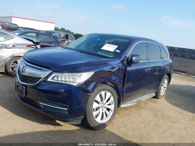 2014 ACURA MDX 5FRYD3H47EB002075 Photo 1