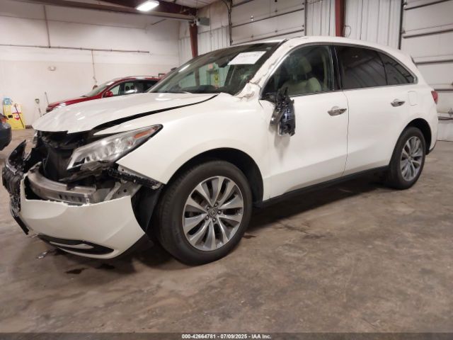 2014 ACURA MDX 5FRYD4H43EB024290 Photo 1