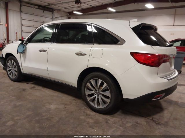 2014 ACURA MDX 5FRYD4H43EB024290 Photo 2