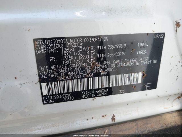 2022 TOYOTA RAV4 PRIME JTMEB3FV5ND102608 Photo 8