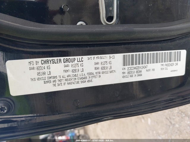 2C3CCAAG2EH124347 Chrysler 300