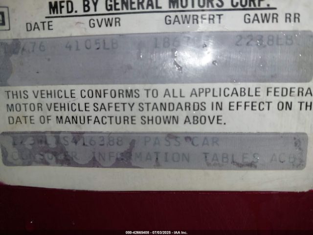 1977 CHEVROLET CORVETTE 1Z37L7S416388 Photo 8