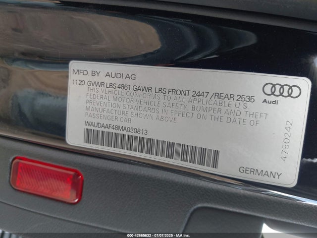 2021 AUDI A4 WAUDAAF48MA030813 Photo 8