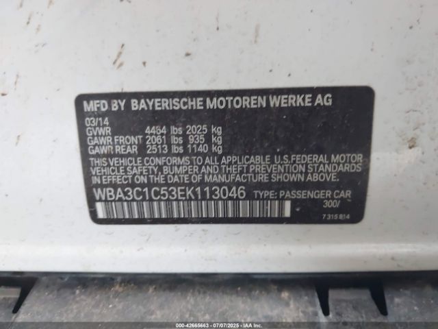 2014 BMW 328I WBA3C1C53EK113046 Photo 8