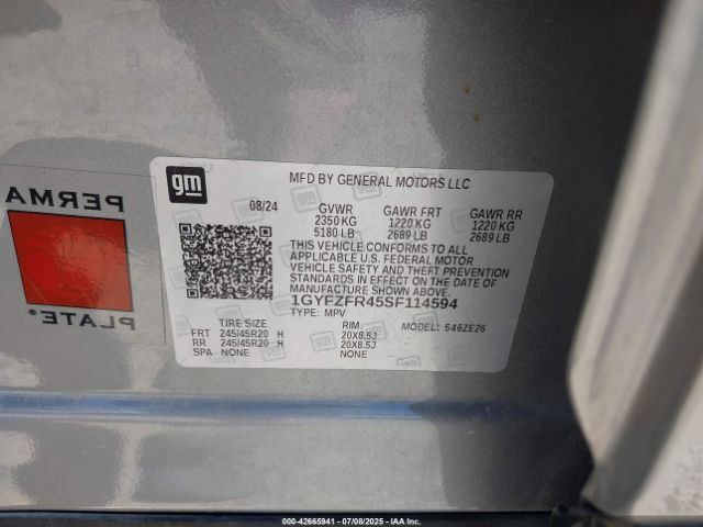 2025 CADILLAC XT4 1GYFZFR45SF114594 Photo 8