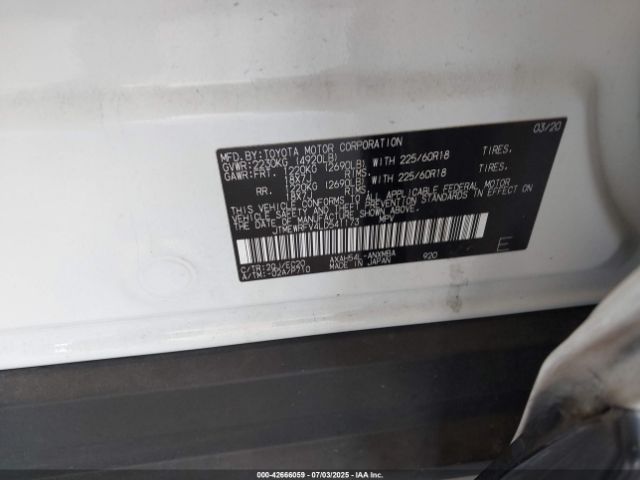 2020 TOYOTA RAV4 HYBRID JTMEWRFV4LD541173 Photo 8