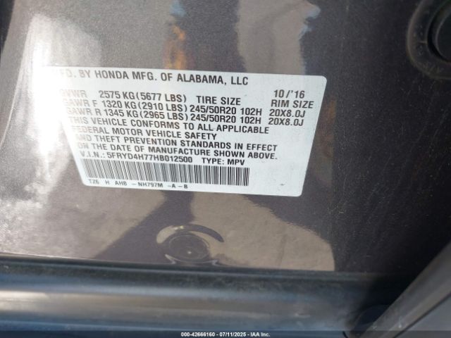 2017 ACURA MDX 5FRYD4H77HB012500 Photo 8